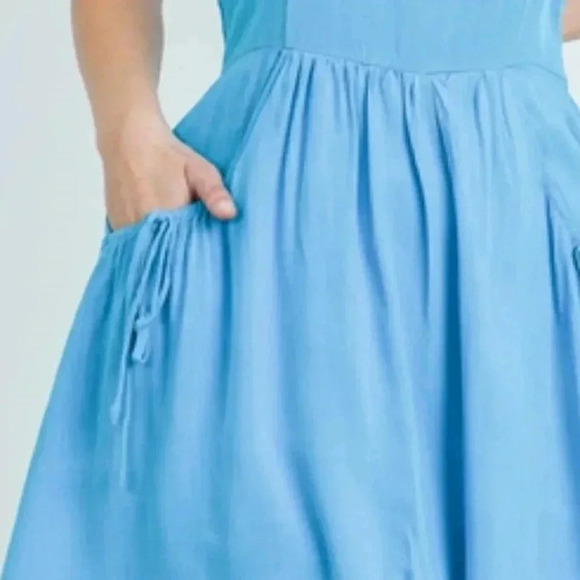 BOHO BABE BLUE DRESS - Picture 3 of 7